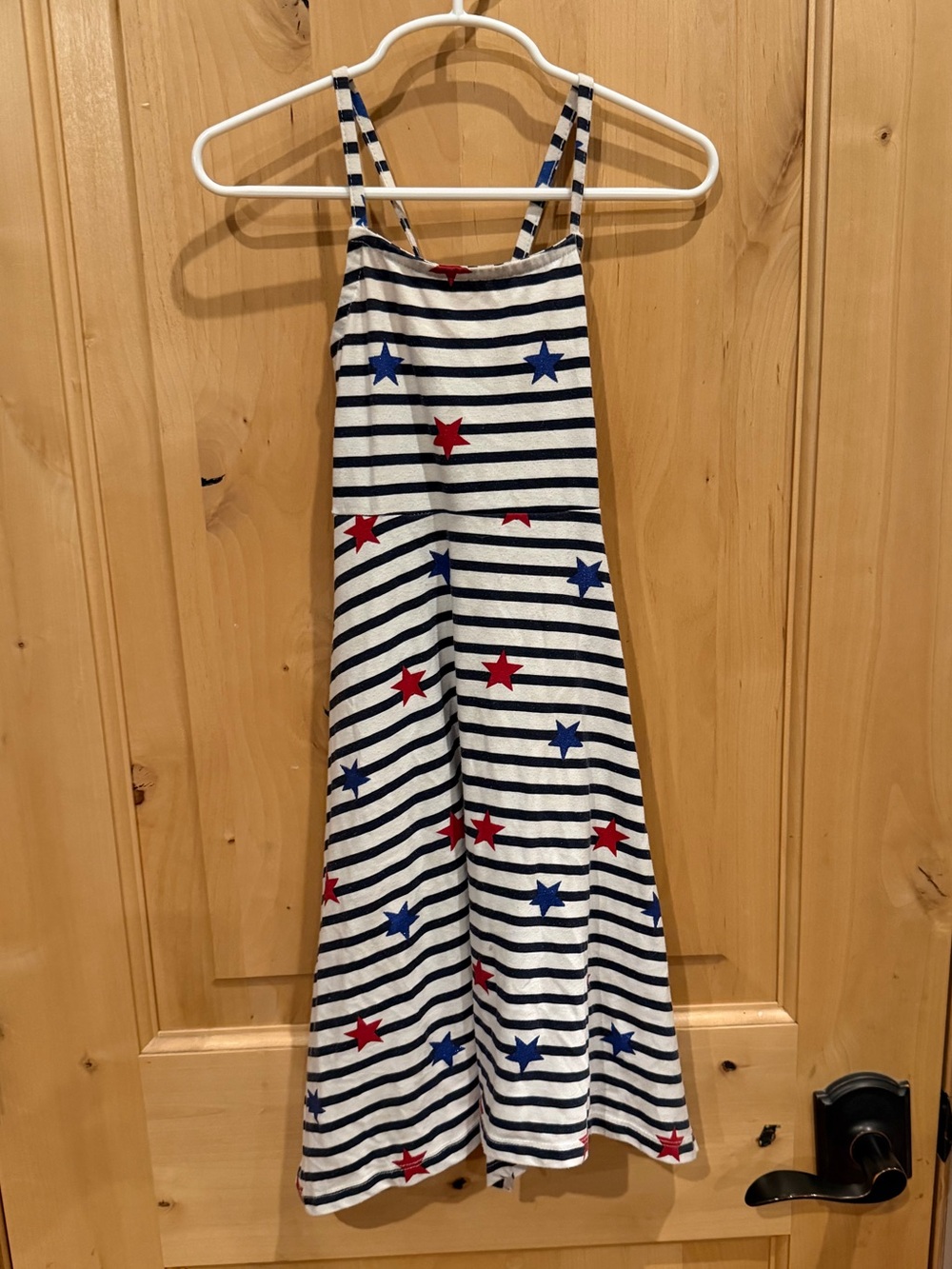 Jumping Beans, Striped Star Print Sundress — Red & Blue Stars